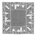 thumbnail image 1 of Heritage Lace HAR-4242W Harbor Lights 42 x 42 in. Runner, White, 1 of 2