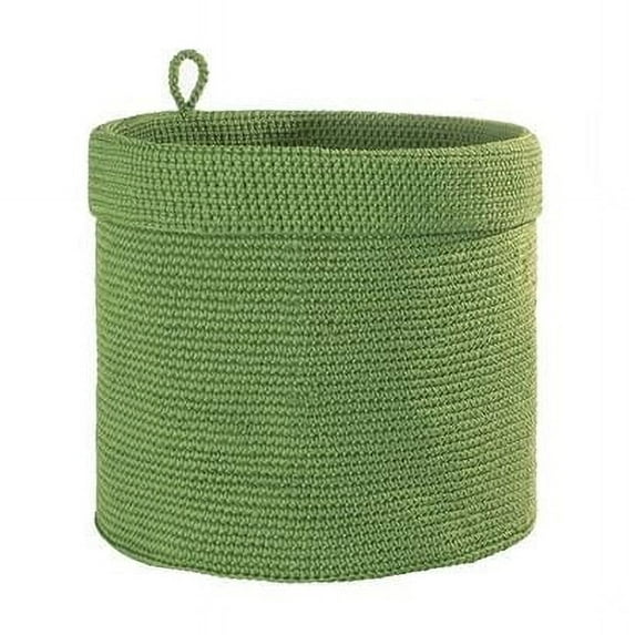 Heritage Lace MC-1115SG 12 x 12 in. Mode Crochet Round Basket, Sage