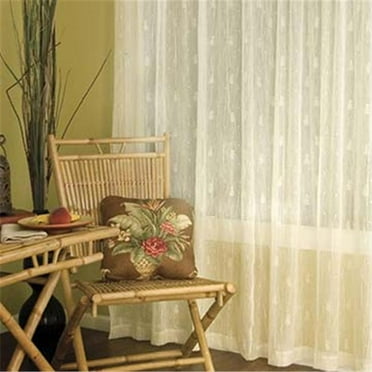 Heritage Lace  Pineapple Panel - White - 45 x 63 in.