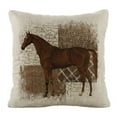 thumbnail image 1 of Heritage Lace QH1818NA-2 Quarter Horse Pillow, Natural Horse - 18 x 18 in., 1 of 1