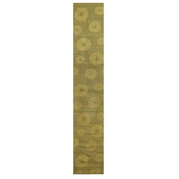 Heritage Lace SY-1372OB Serenity 13 x 72 in. Runner, Olive Bronze