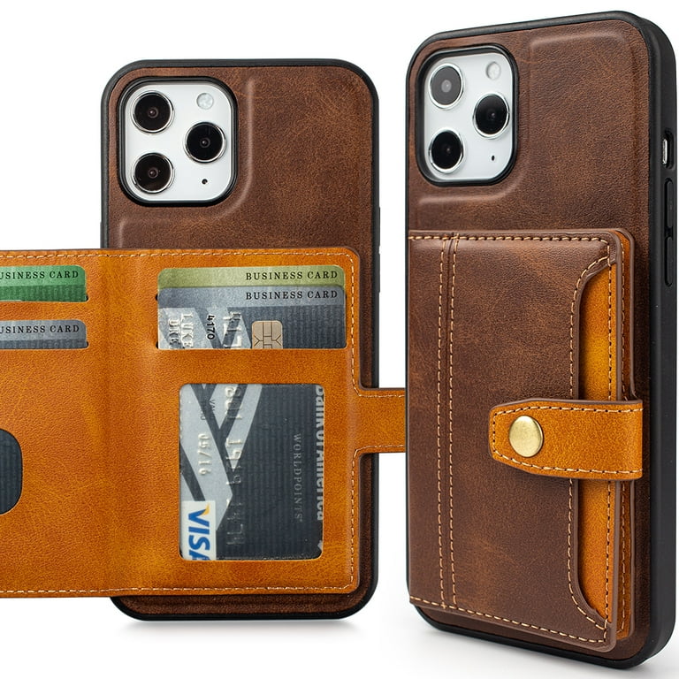 Business card holder phone case best sale
