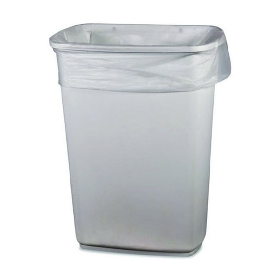 Heritage Linear Low-Density Can Liners, 33 gal, 1 mil, 33" x 39", Clear, 150/Carton