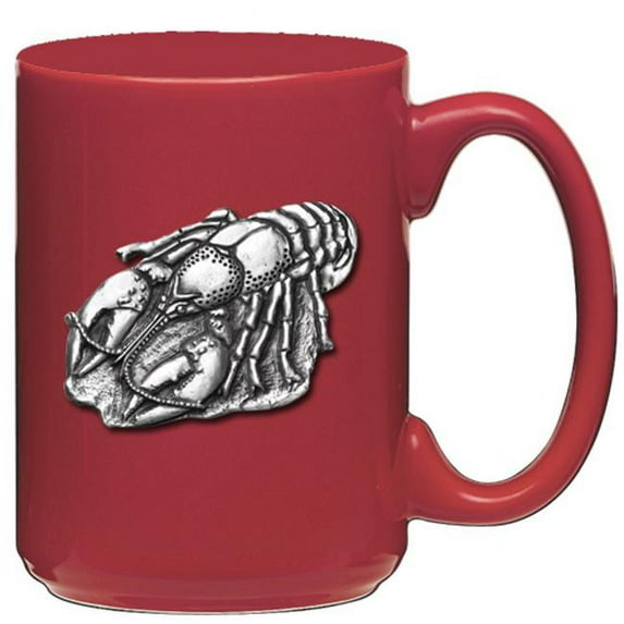 Heritage Metalworks CM4168RD Crawfish Coffee Mug, Red