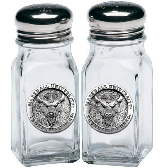 Heritage Metalworks SPS10243 Marshall University Salt & Pepper Shakers