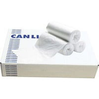 Heritage Multipurpose Design Clear Can Liner - 22\\" Width x 25\\" Length - Low Density - Clear - Linear Low-Density Polyethylene (LLDPE) - 10/Carton - 50 Per Roll - Multipurpose