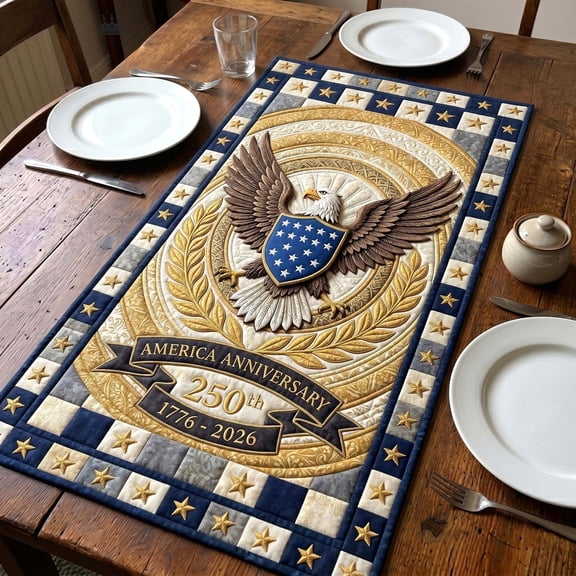 Heritage Patch Quilted Table Runner