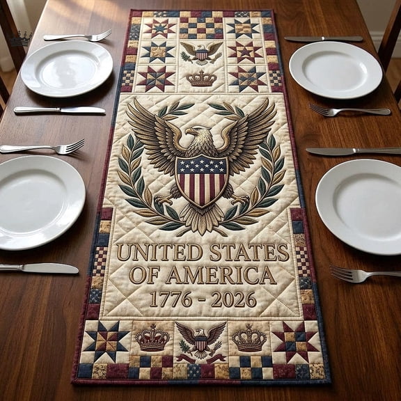 Heritage Patch Quilted Table Runner