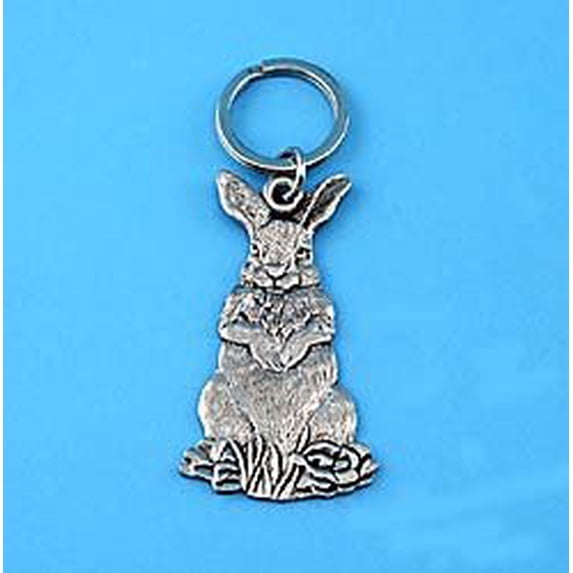 Heritage Pewter Rabbit Keychain
