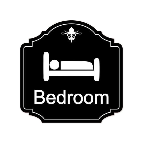 Heritage Plus Bedroom Wall or Door Sign | Home Decor - Large