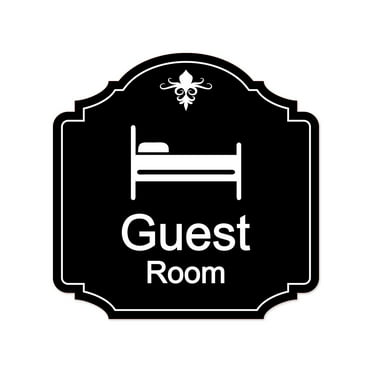 Heritage Plus Guest Room Wall or Door Sign | Home Decor - Small