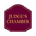 thumbnail image 1 of Heritage Plus Judge's Chamber Wall or Door Sign | Courtroom Signage - Medium, 1 of 8