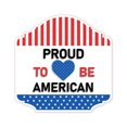 thumbnail image 1 of Heritage Plus Proud To Be American Wall or Door Sign | Patriotic USA Pride Historic Quotes and Phrases - Medium, 1 of 9