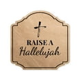 thumbnail image 1 of Heritage Plus Raise A Hallelujah Wall or Door Sign | Religious Home Decor - Medium, 1 of 9