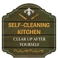 thumbnail image 1 of Heritage Plus Self-Cleaning Kitchen Clear Up After Yourself Wall or Door Sign | Home Decor - Medium, 1 of 8