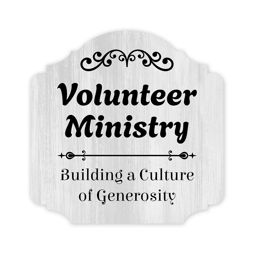 Generosity Sign Heritage Plus Volunteer Ministry – Building a Culture Of Generosity ...