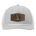 thumbnail image 1 of Heritage Pride AG Hat Co. Mens Patch Hat Flying Mallard Duck Leather Patch Rope Trucker Snapback Hat , Light Grey/White Rope, 1 of 1