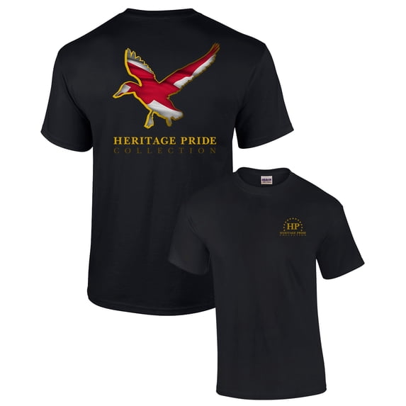 Heritage Pride Alabama Duck Hunting Season Patriotic Southern American Men's Short Sleeve T-shirt-Black-Small