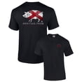 thumbnail image 1 of Heritage Pride Alabama Pig Hog Southern American Patiotic Men's Short Sleeve T-shirt-Black-XL, 1 of 4