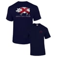 thumbnail image 1 of Heritage Pride Alabama Pig Hog Southern American Patiotic Men's Short Sleeve T-shirt-Navy-XL, 1 of 4