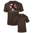 thumbnail image 1 of Heritage Pride Alabama Turkey Patriotic Adult Short Sleeve T-shirt-Brown-Small, 1 of 4