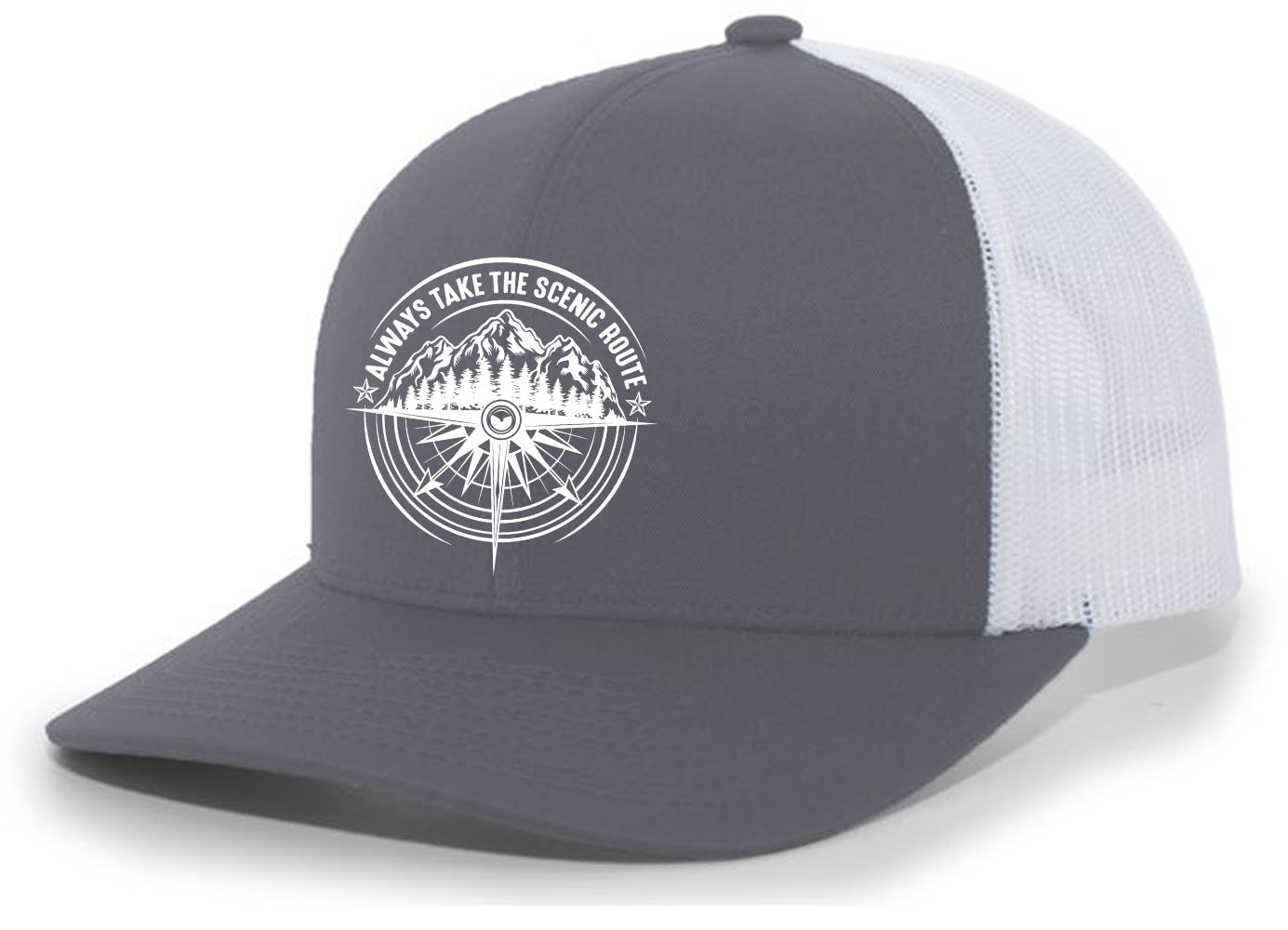 New Mexico State Pride Trucker Hat – Embroidered Homegrown Roots Design, Charcoal With Mesh Back, Adjustable Snapback