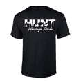 thumbnail image 1 of Heritage Pride Bold HUNT Wording With Hunter and Wild Turkeys Mens Short-Sleeve T-Shirt-Black-5xl, 1 of 1