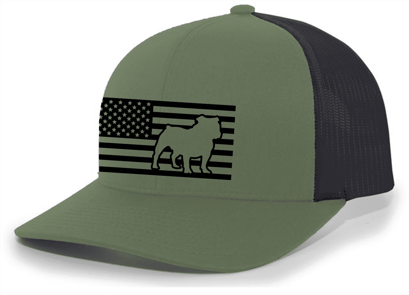 Heritage Pride Beagle Scent Hound Dog Embroidered Mesh Back Trucker Hat - Adjustable Snapback - View #5