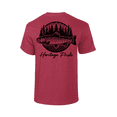 thumbnail image 1 of Heritage Pride Circle Trout Fishing Outdoors Short Sleeve T-shirt-Antique Cherry-large, 1 of 1