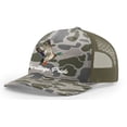 thumbnail image 1 of Heritage Pride Duck Hunting Outdoors Duck Embroidered Mens Embroidered Mesh Back Trucker Hat, Marsh Duck Camo/Loden, 1 of 1
