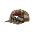 thumbnail image 1 of Heritage Pride Embroidered State Flag Mesh Back Trucker Hat-North Carolina Camo, 1 of 4