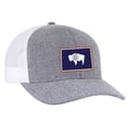 thumbnail image 1 of Heritage Pride Embroidered State Flag Mesh Back Trucker Hat-Wyoming, 1 of 4