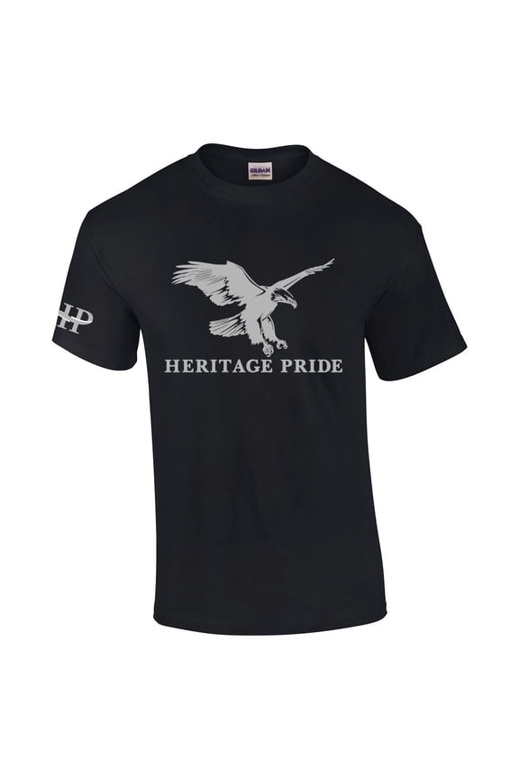 Flying Eagle Outdoors Men's Short Sleeve T-shirt Graphic Tee-Black-small