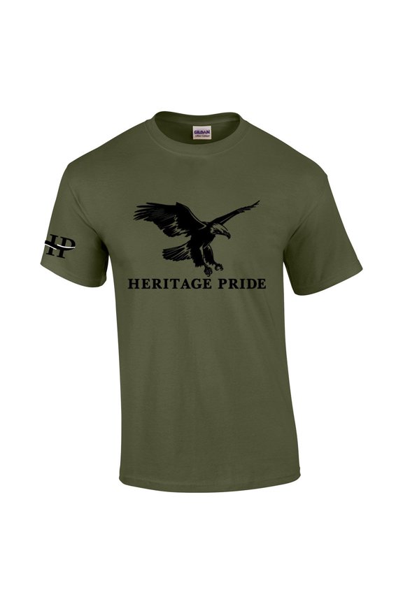 Flying Eagle Outdoors Men's Short Sleeve T-shirt Graphic Tee-Military-xl