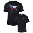 thumbnail image 1 of Heritage Pride Georgia Dog Puppy Canine Patriotic Adult Short Sleeve T-shirt-Black-XXL, 1 of 4