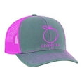 thumbnail image 1 of Heritage Pride Georgia Peach Embroidered Trucker Hat-Graphite,Neon Pink Mesh, 1 of 4