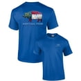 thumbnail image 1 of Heritage Pride Georgia Pig Patriotic Adult Short Sleeve T-shirt-Royal-XXXL, 1 of 4
