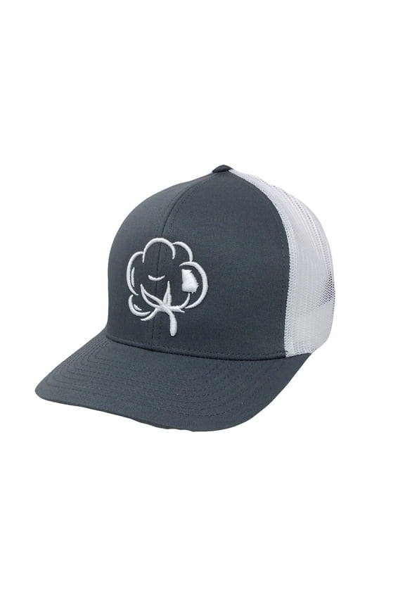 Georgia State Pride Cotton Boll Trucker Mesh Hat