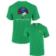 thumbnail image 1 of Heritage Pride Georgia Tree Patriotic Adult Short Sleeve T-shirt-Kelly-Small, 1 of 4