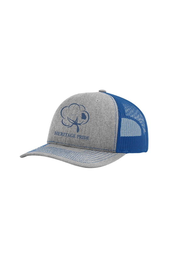 Logo Georgia State Cotton Boll Southern Men's Embroidered Trucker Hat