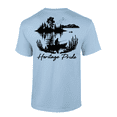 thumbnail image 1 of Heritage Pride Lone FIsherman Outdoors Fishing Short Sleeve T-shirt-Light Blue-6xl, 1 of 1