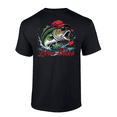 thumbnail image 1 of Heritage Pride Men's Funny Valentine's Day Bass Fishing Love Bites Short Sleeve T-Shirt-Black-X-Large, 1 of 1