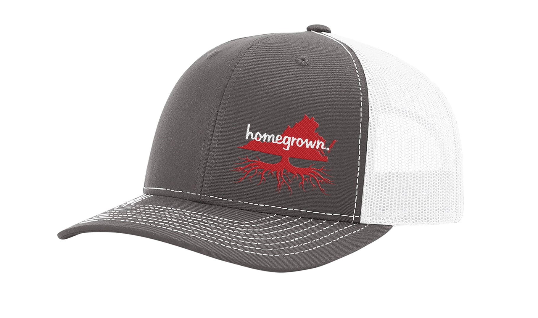 Heritage Pride Missouri State Pride Trucker Hat – Embroidered Roots Design, Charcoal With Mesh Back