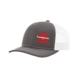 thumbnail image 1 of Heritage Pride Men's Homegrown Roots State Pride Embroidered Charcoal With White Mesh Back Trucker Hat-Wyoming, 1 of 4