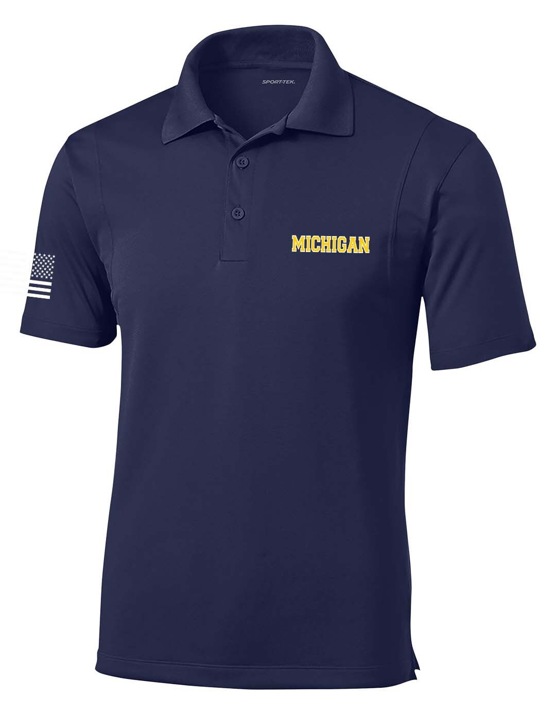 Heritage Pride Michigan Football Team Color State Name Embroidered Golf ...