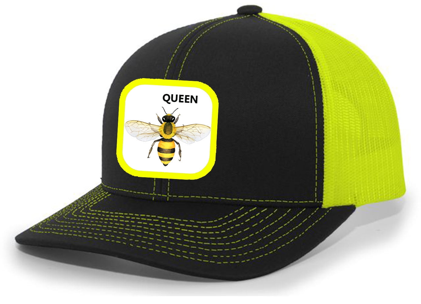 Goorin Bros . The Queen Bee Trucker Hat in Pink/Coral | Cotton