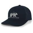 thumbnail image 1 of Heritage Pride Scenic Bear Mens Embroidered Mesh Back Trucker Hat Baseball Cap, Navy/Navy, 1 of 4
