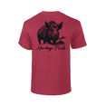 thumbnail image 1 of Heritage Pride Wild Boar Outdoors Hunting Short Sleeve T-shirt-Antique Cherry-xxxl, 1 of 1