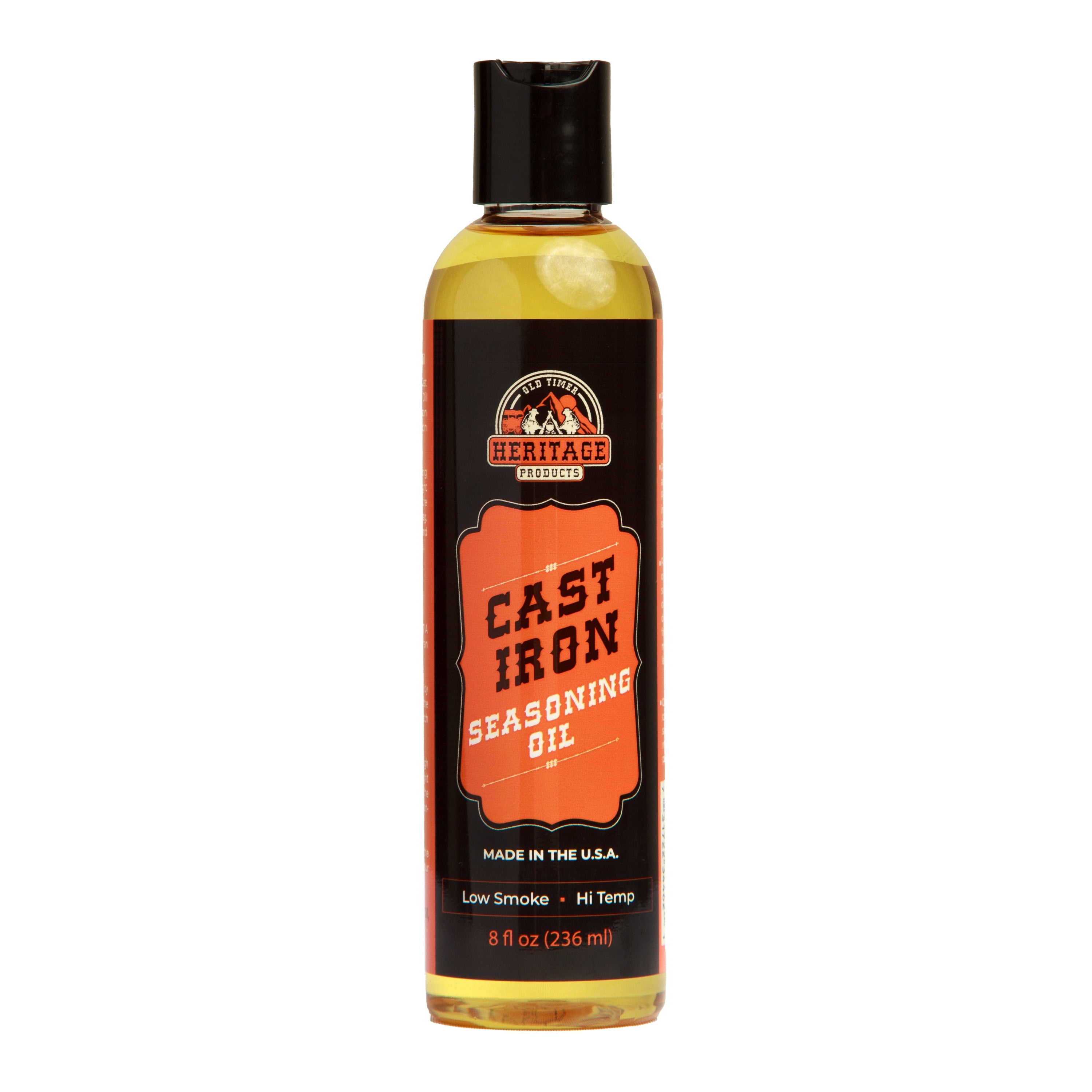 Heritage Products Cast Iron Seasoning Oil Low-Smoke, Hi Temp All