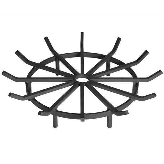 Heritage Products Heavy Duty 32 Inch Wagon Wheel Fire Pit Grate - Made in the USA